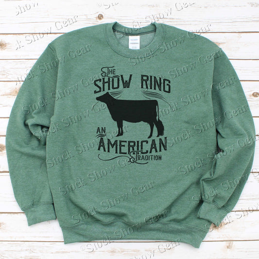 Jersey Cow Apparel Fleece - Original Dairy Show Ring Design - Classic