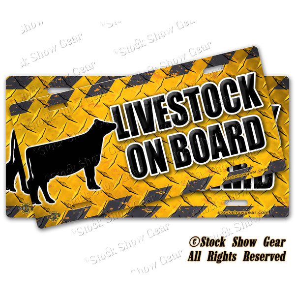 Dairy Cattle Livestock Trailer Safety Signs