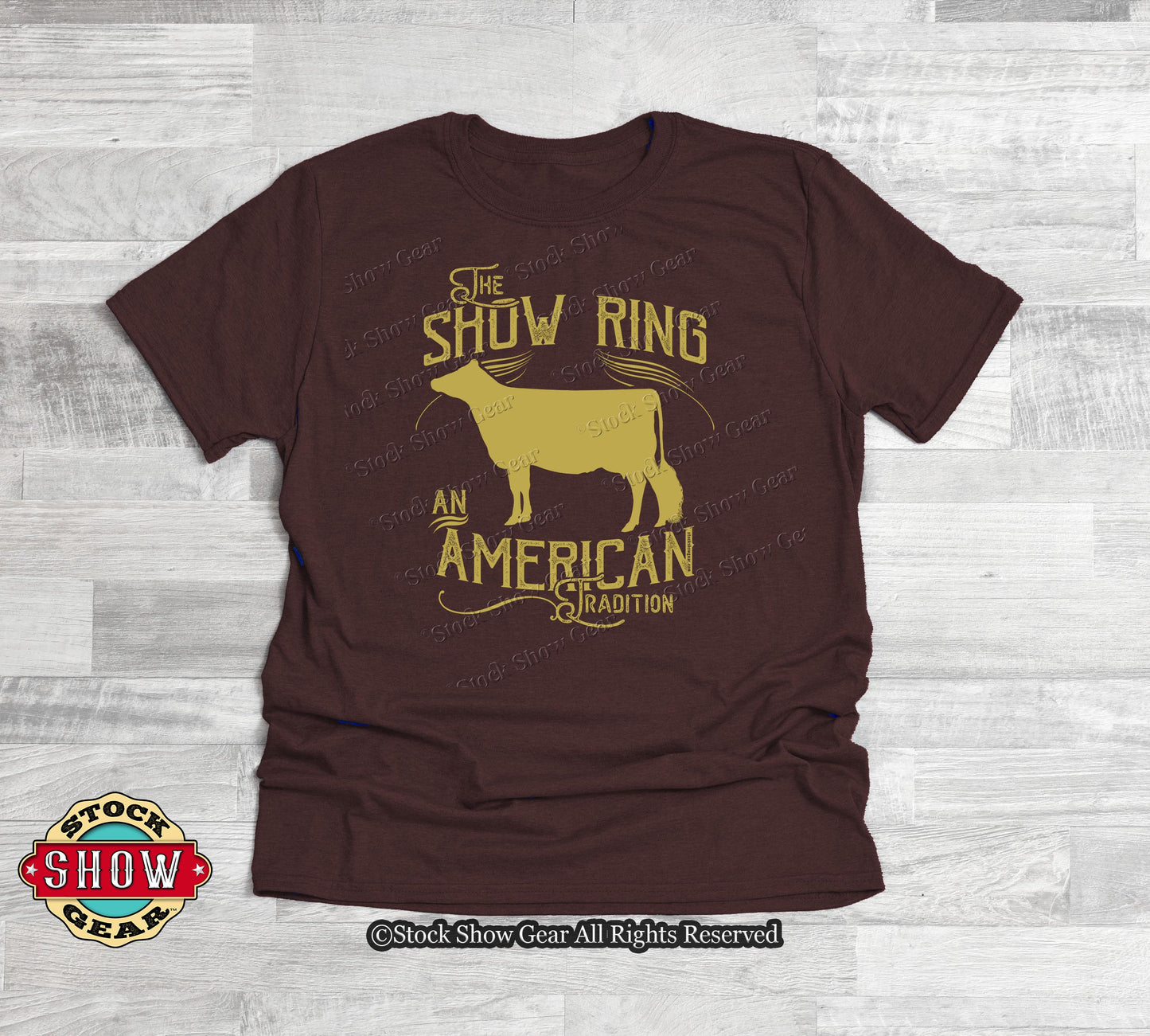 Jersey Cow T-shirts - Original Dairy Show Ring Design - Last Call