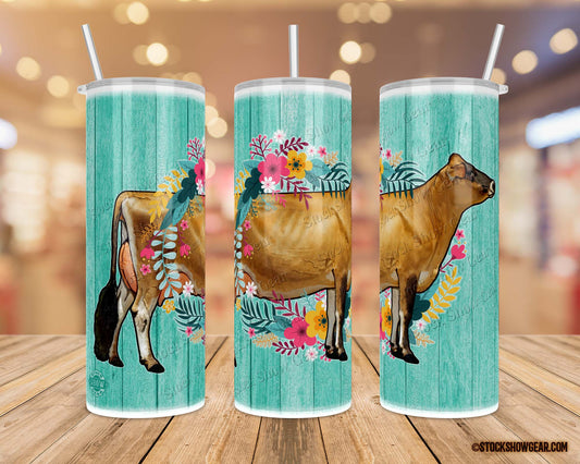Jersey "Happy Wreath" Tumbler Design