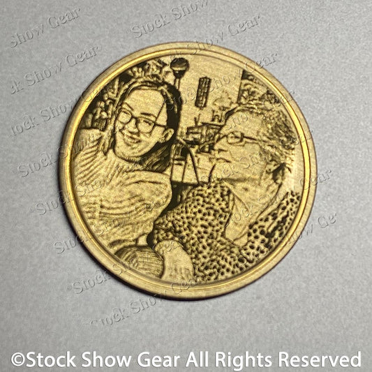 Brass Memory Coins - Loved One Loss - Case Included