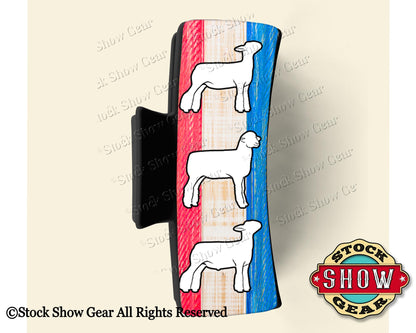 Sheep Hair Claw Clips