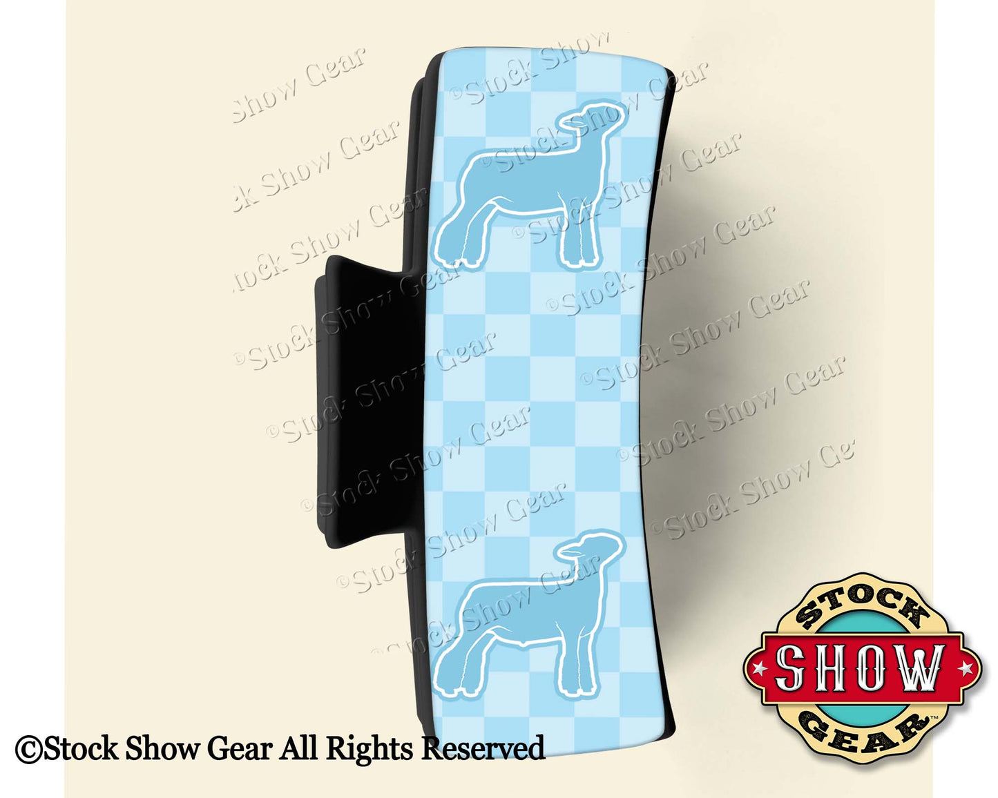 Sheep Hair Claw Clips