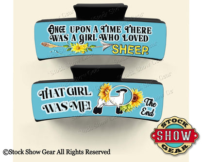 Sheep Hair Claw Clips