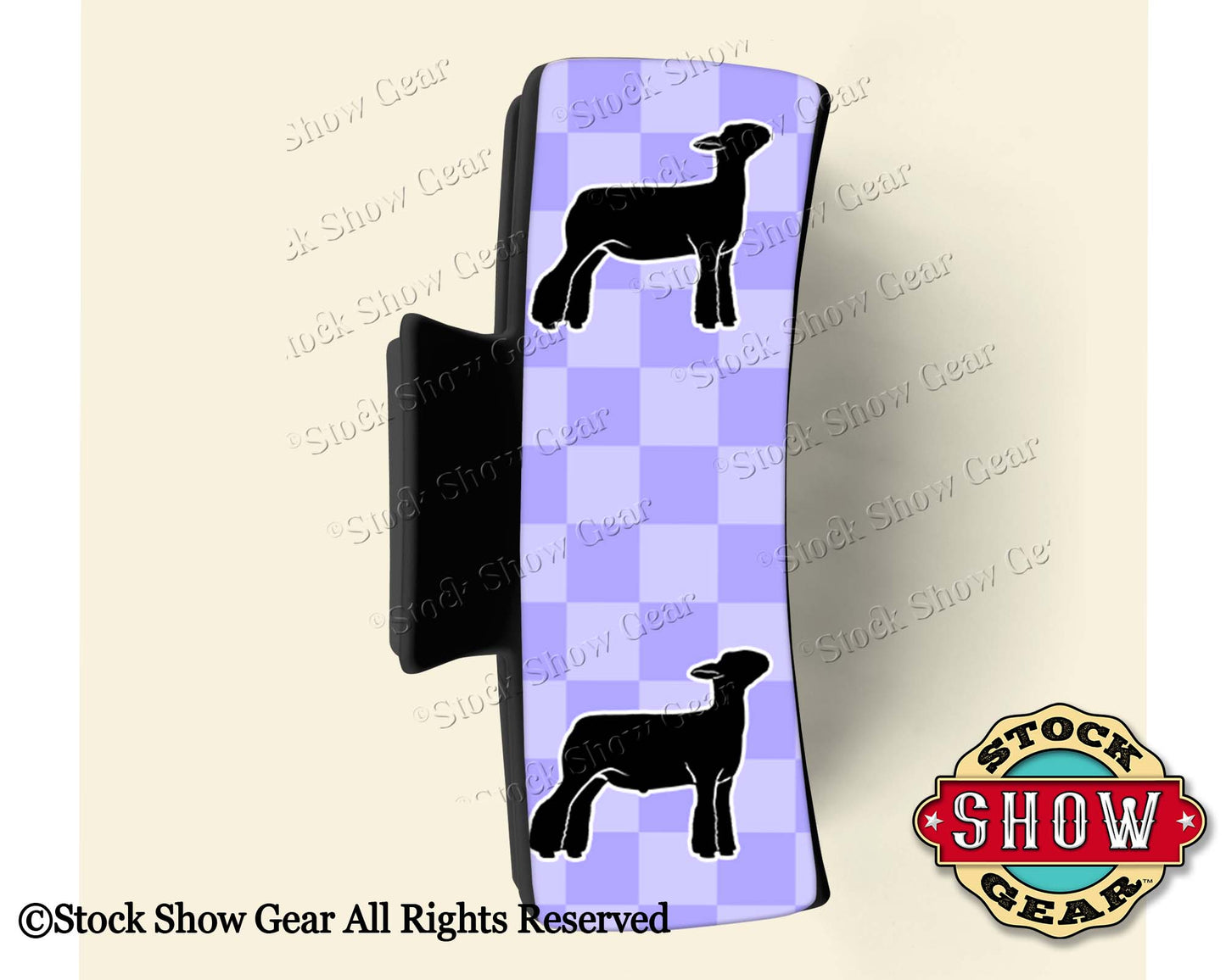 Sheep Hair Claw Clips