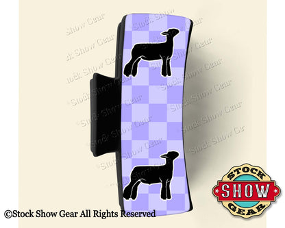 Sheep Hair Claw Clips