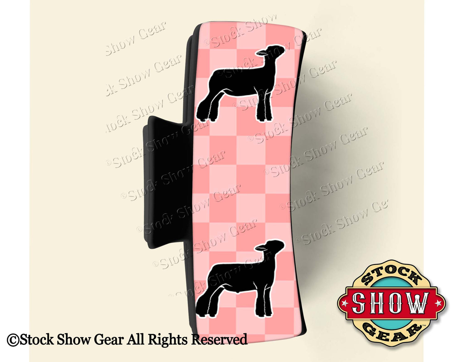 Sheep Hair Claw Clips