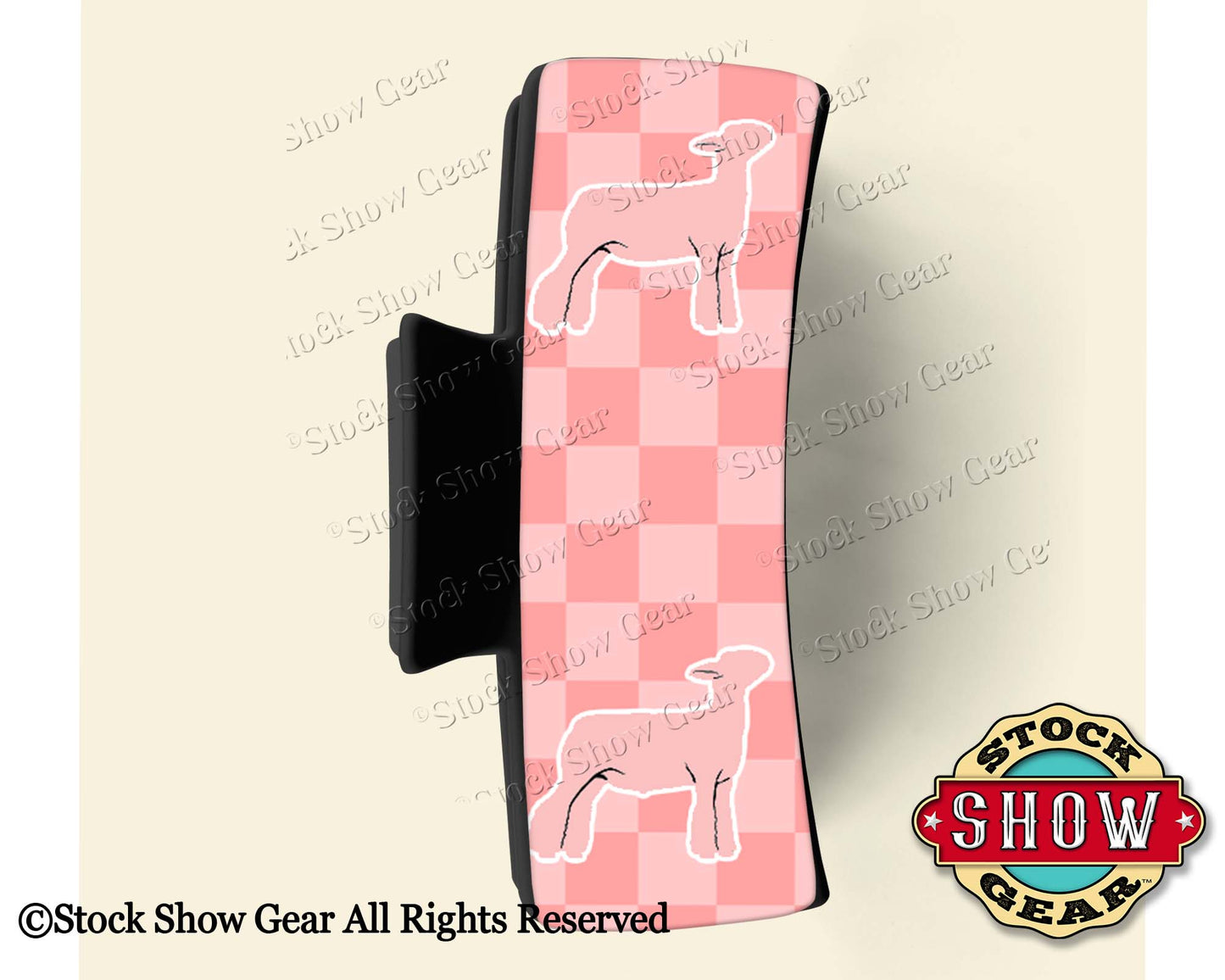 Sheep Hair Claw Clips