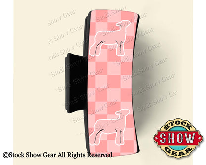 Sheep Hair Claw Clips