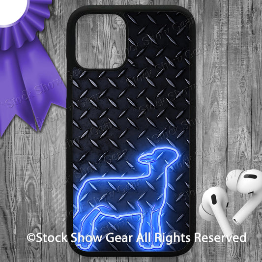 Show Lamb "Black-Grunge Diamond Tread-Neon" Phone Cases-iPhone and Samsung