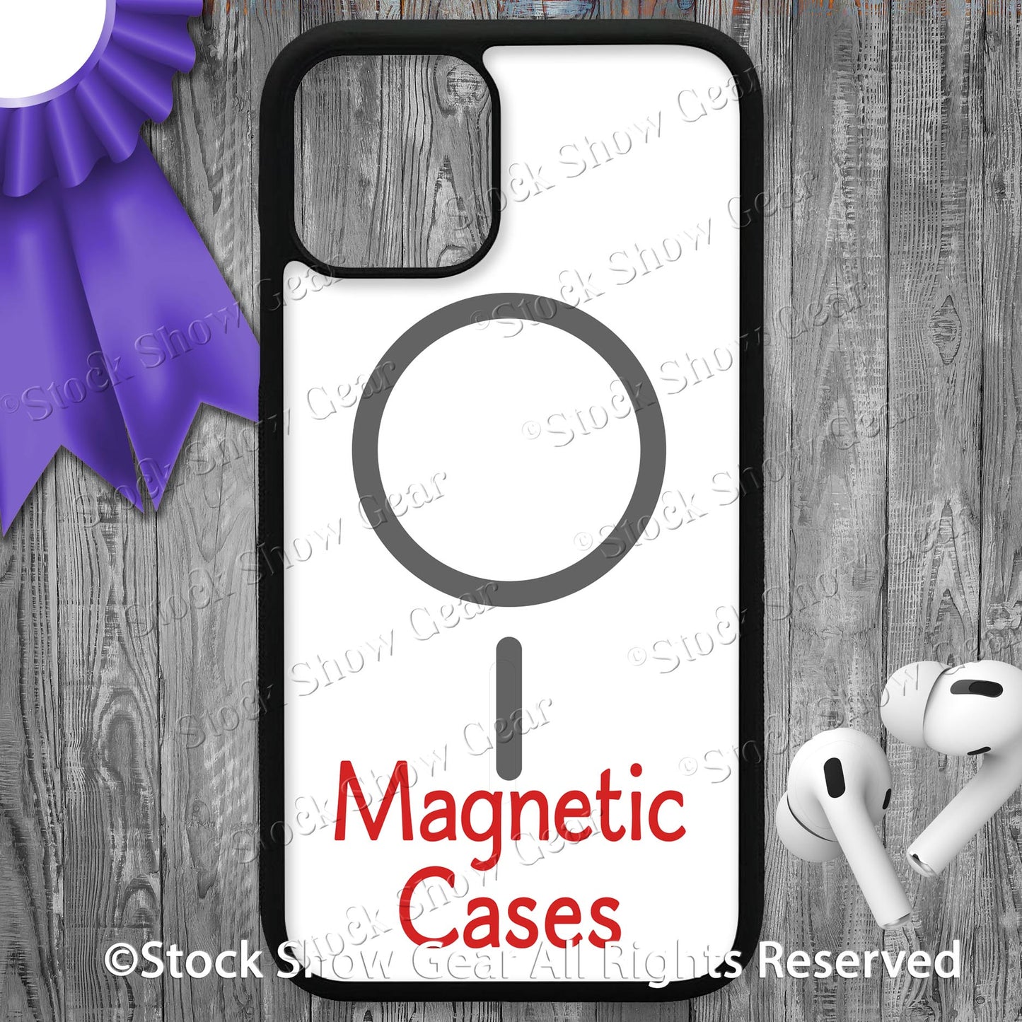 Show Heifer and Goat "Black-Leopard-Neon" Phone Cases-iPhone and Samsung