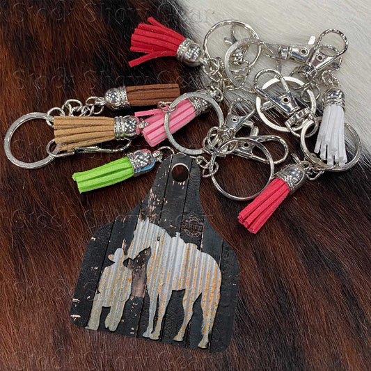 Praying Cowboy Keychains