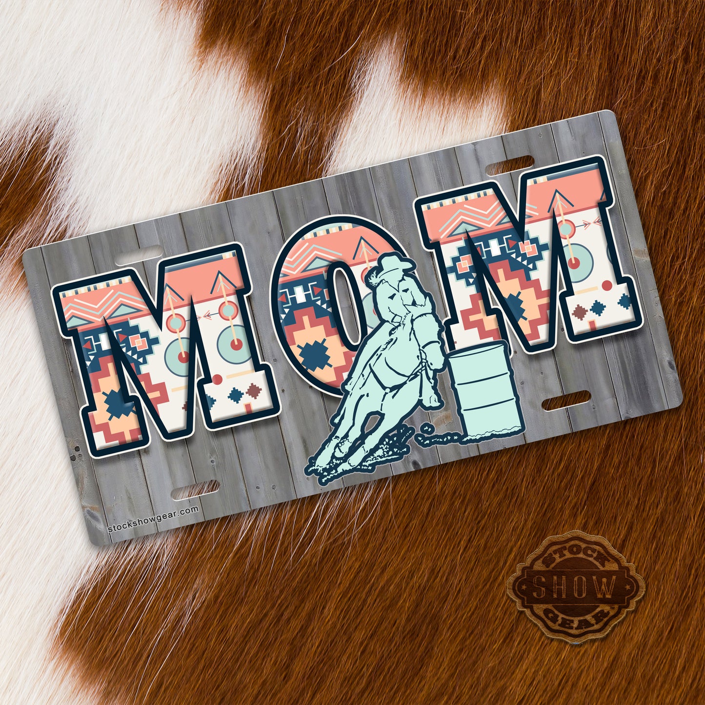 Barrel Racer "Mom" License Plates