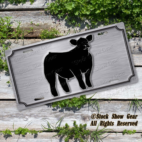 Show Steer License Plate