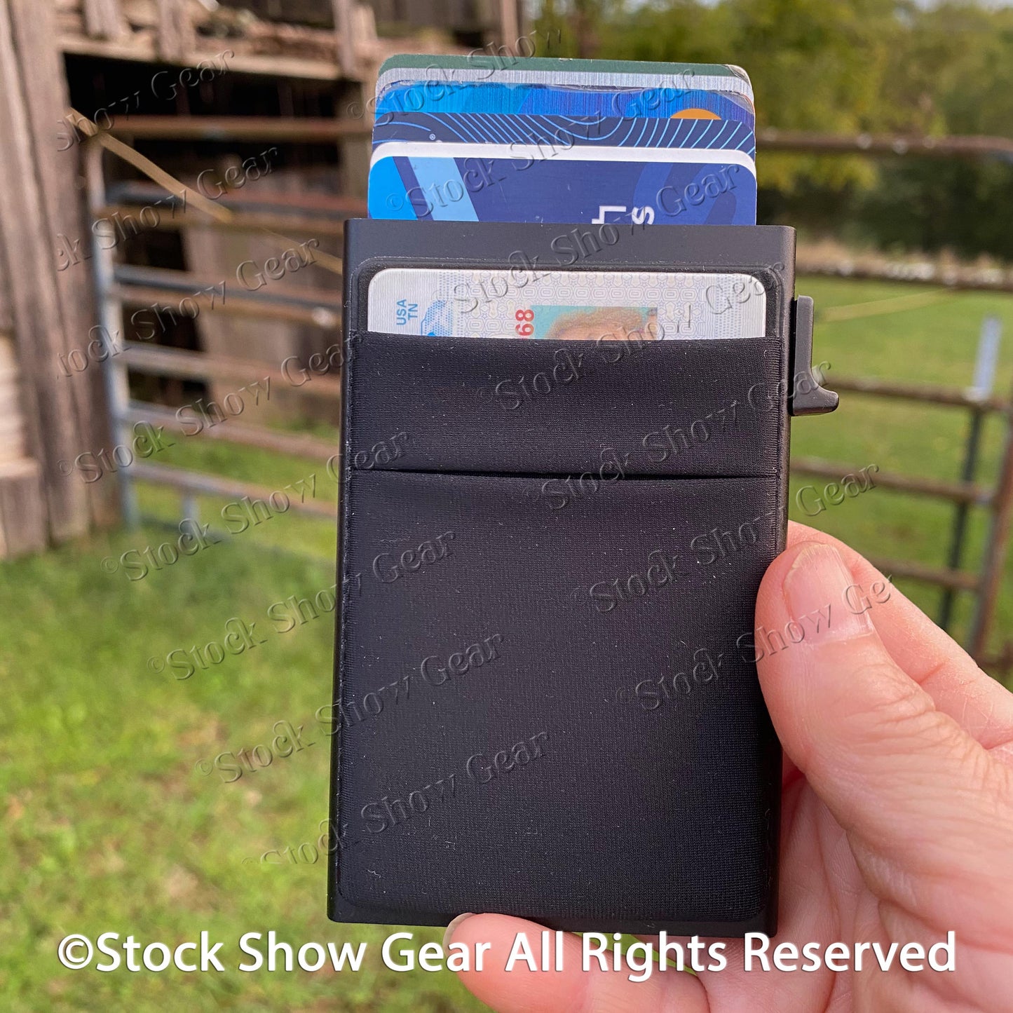 Cattle-Eartag-RFID Protection-Slim Minimalist Wallets-Personalization Available
