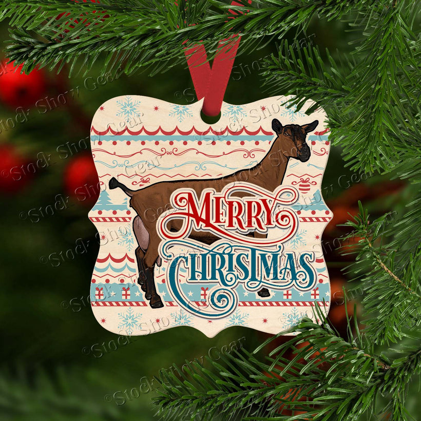 Dairy Goat Ornaments