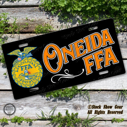 Licensed FFA Chapter Auto Tags-Custom Designed