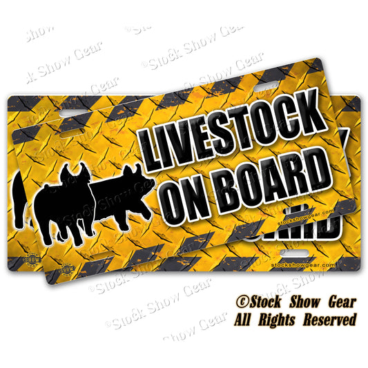 Swine Livestock Trailer Safety Signs