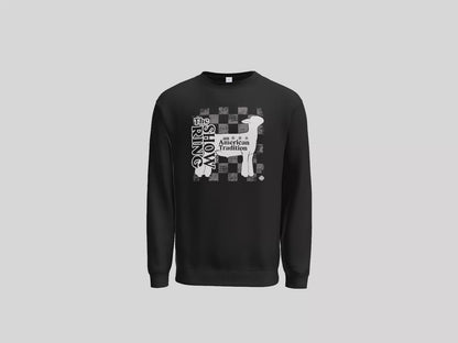 White Show Lamb Show Ring Apparel | Checkerboard Design | Unisex