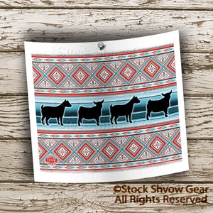 Pygmy Goats "Silhouettes-Southwest" Tumbler Design