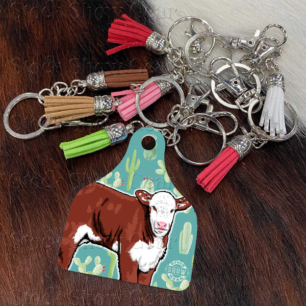 Red Hereford Keychains