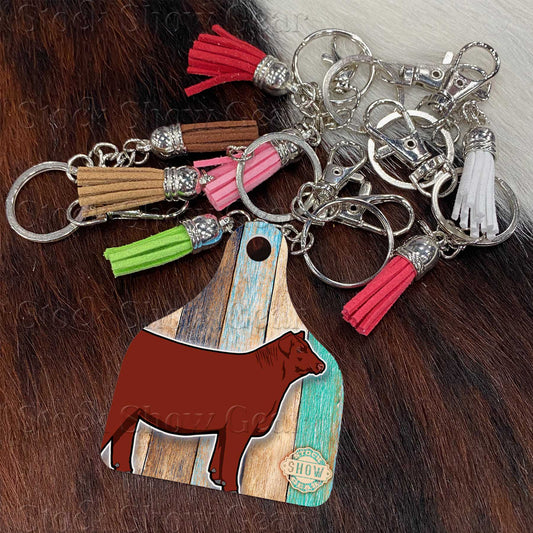 Red Angus Keychains