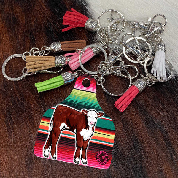 Red Hereford Keychains