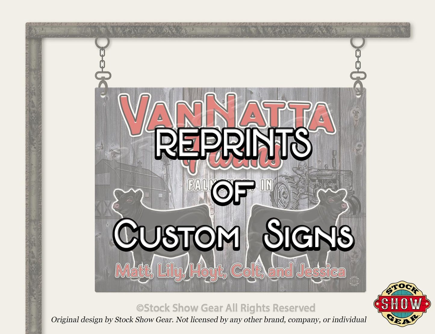 Existing Customer Reprints | Custom Metal Signs