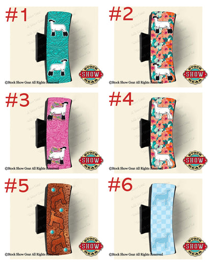 Sheep Hair Claw Clips