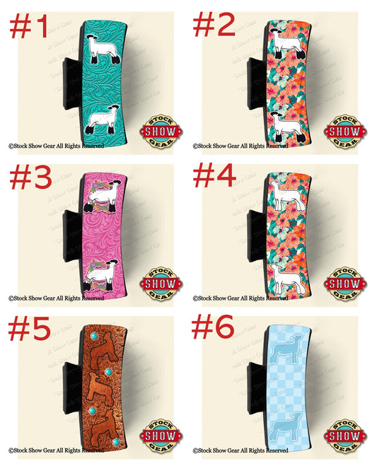 Sheep Hair Claw Clips