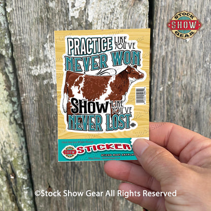 Shorthorn Cattle Stickers - Variety of Designs