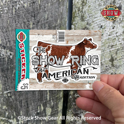 Shorthorn Cattle Stickers - Variety of Designs