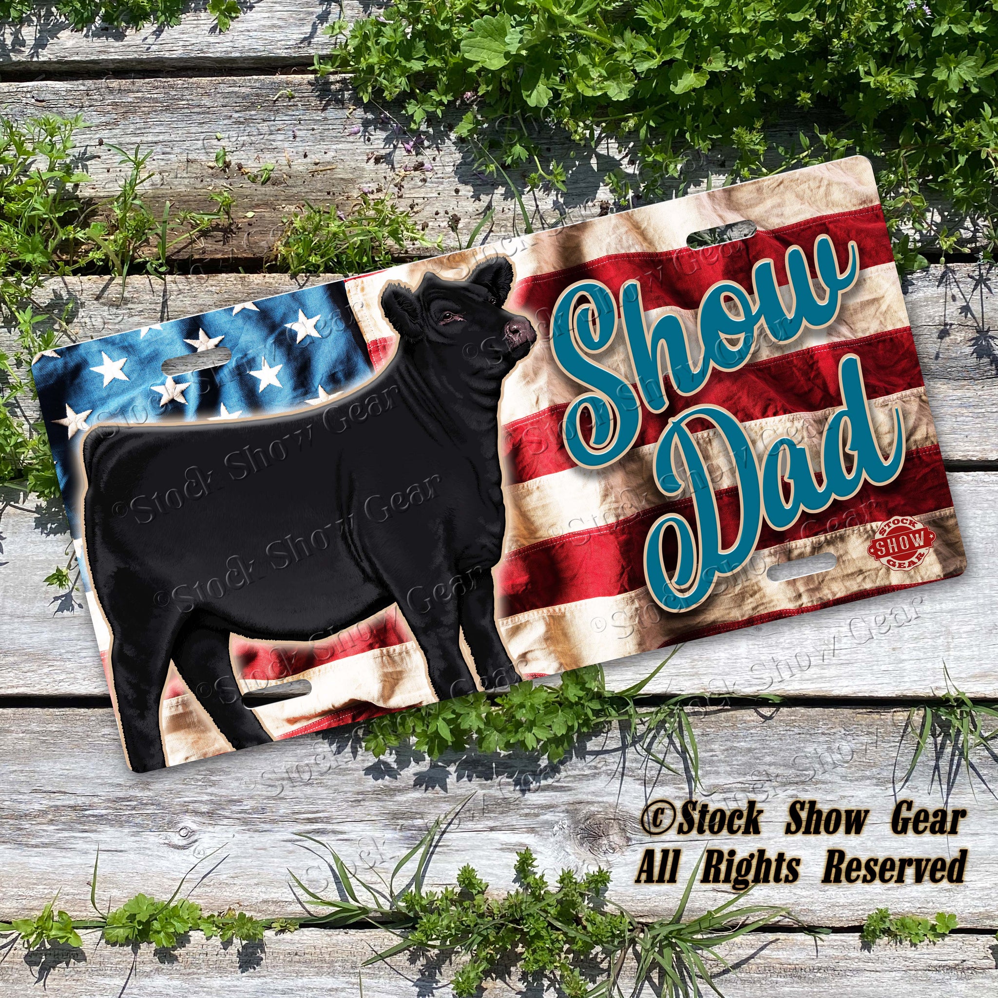 Show Heifer-Show Dad License Plate