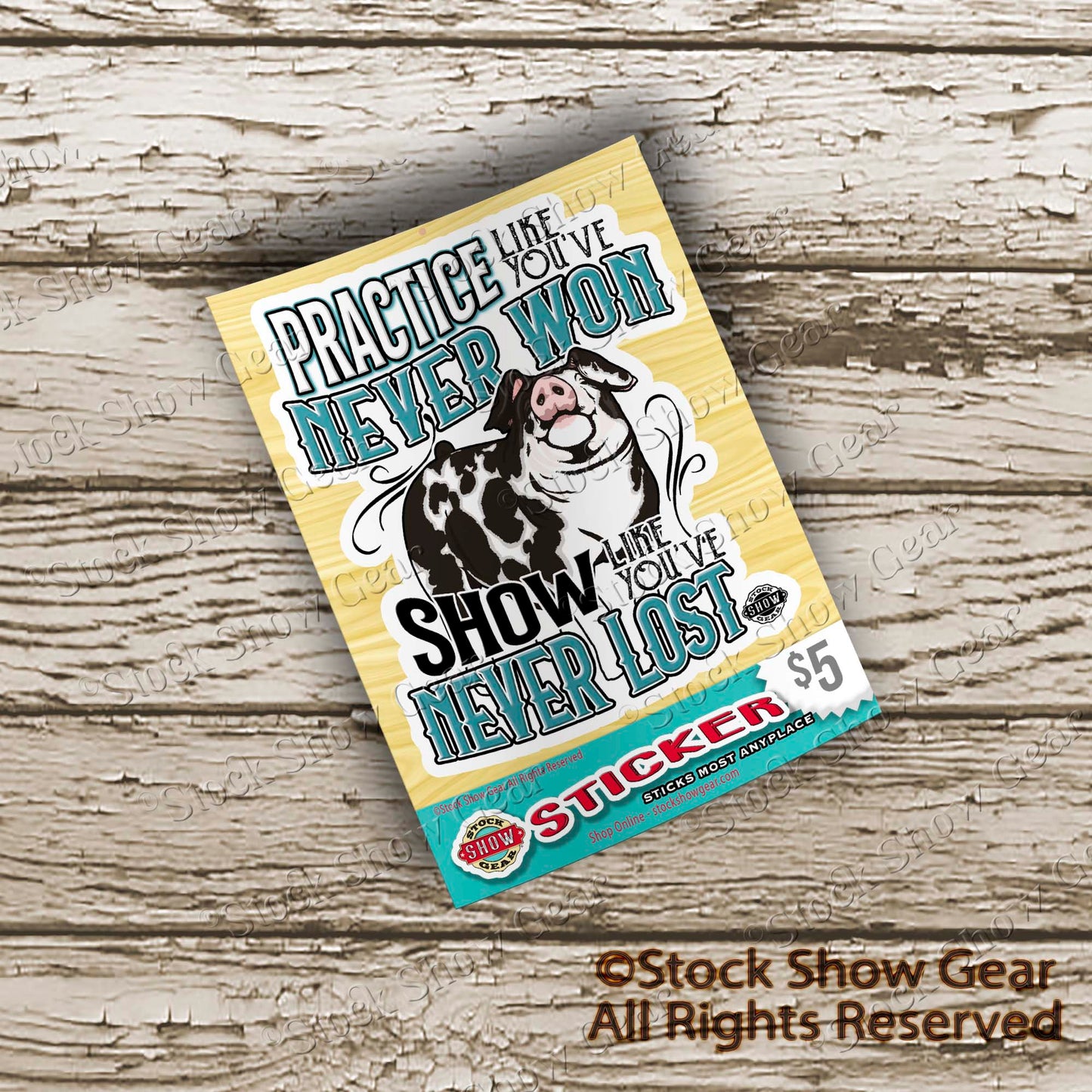 Spot Pig Sticker Designs