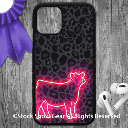 Show Heifer "Black-Leopard-Neon" Phone Cases-iPhone and Samsung