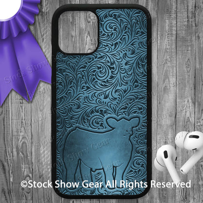 Show Steer "Tooled Leather-Look" Phone Cases-iPhone and Samsung