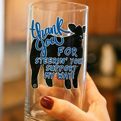 Show Steer Thank You Products-Magnets-UV DTF Stickers