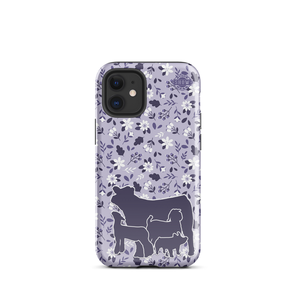 Show Stock "Lavender Floral" Tough Phone Cases