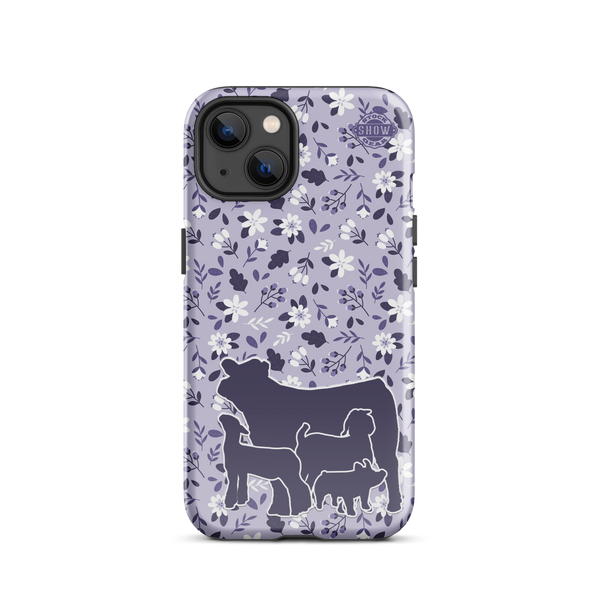 Show Stock "Lavender Floral" Tough Phone Cases