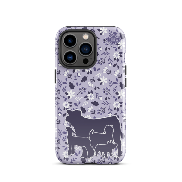 Show Stock "Lavender Floral" Tough Phone Cases