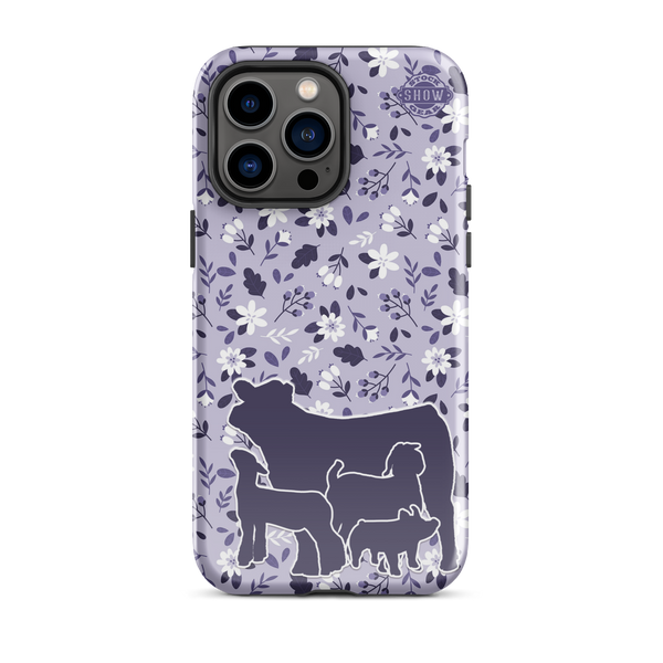 Show Stock "Lavender Floral" Tough Phone Cases