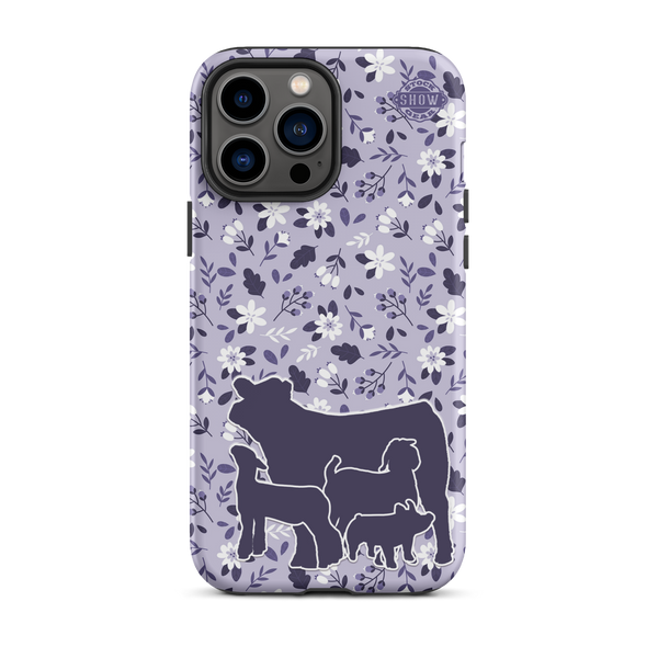 Show Stock "Lavender Floral" Tough Phone Cases