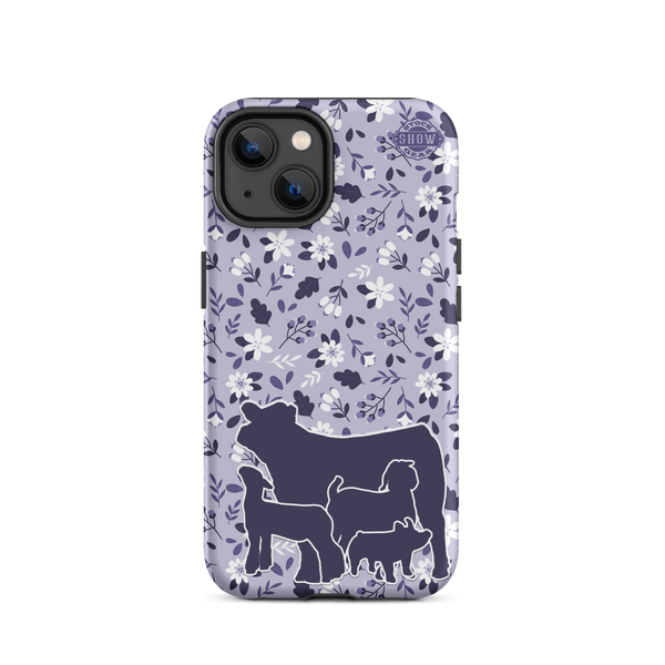 Show Stock "Lavender Floral" Tough Phone Cases