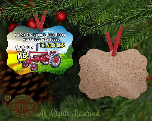 Tractor Storytime Christmas Ornaments