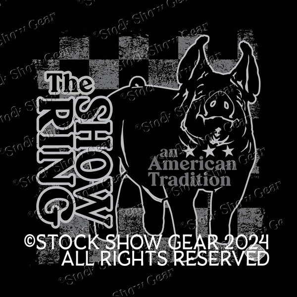 Pig Checkerboard-Show Ring Apparel