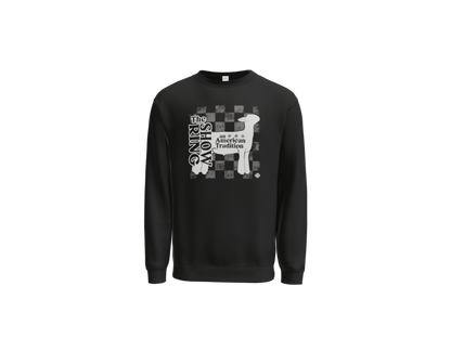 White Show Lamb Show Ring Apparel | Checkerboard Design | Unisex