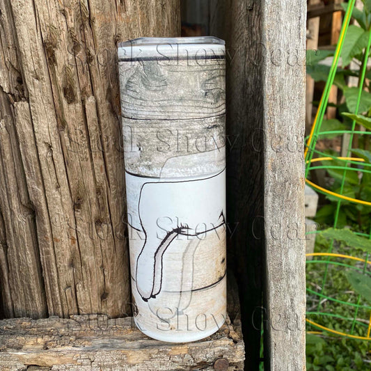 White Lamb "Double Image" Tumbler