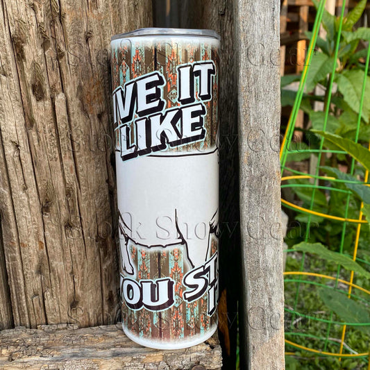 Yorkshire Weathered "Drive It" Tumbler