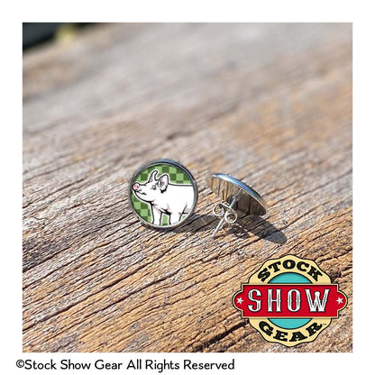 Pig Epoxy Earrings