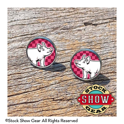 Pig Epoxy Earrings